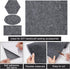 BENECREAT 11.8x78.7inch Gray Self Adhesive Felt Fabric, Drawer Liner for DIY Crafts Sewing Accessories and Jewelry Drawer Box Fabric Peel Stick, 3...