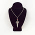 Dragons Wrapped Around Sword Medieval Renaissance Silver Finish Pendant Necklace...