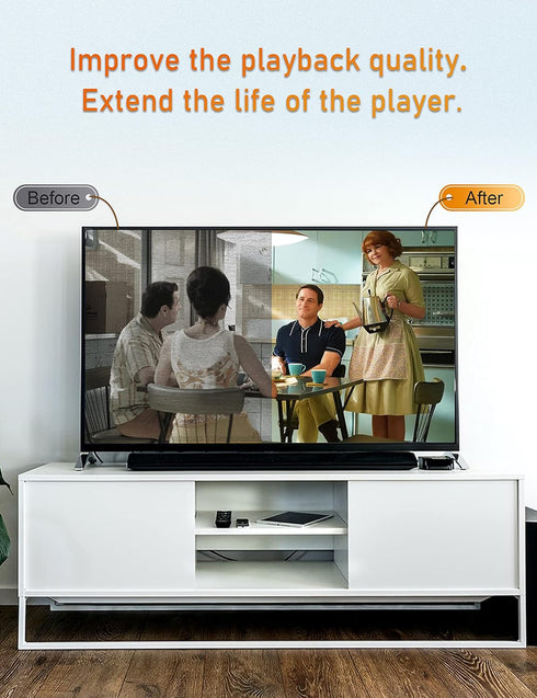 Arsvita Laser Lens Cleaner Disc Cleaning Set for CD/VCD/DVD Player, Safe and Effective, ARCD-04...