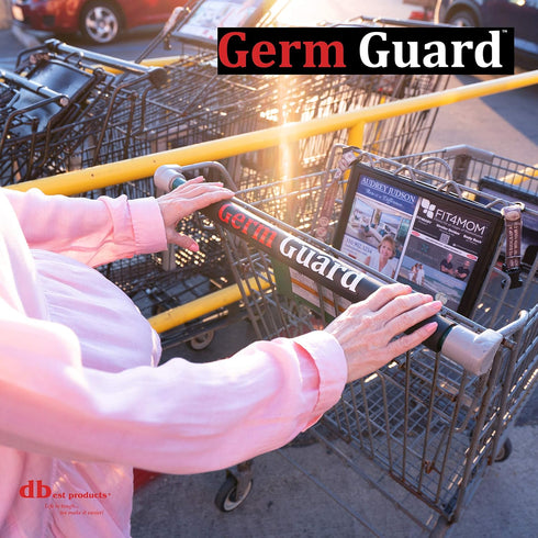 dbest products Germ Guard Contactless Supermarket Shopping Cart Handle Cover Protection Prevents The Spread Glove Alternative PPE, Black