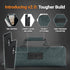 Chef Knife Roll Bag Travel Case | 8 Pockets for Knives & Tools | 2 Flaps with Cleaver & Mesh Pocket | Honing Rod Slot | Chef Knife Case for Profes...