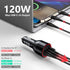 120W USB C MacBook Car Charger, 3-Port PD 100W PPS 45W QC5 Super Fast Charger Adapter for iPhone 15 15 Plus 15 Pro 15 Pro Max, iPad, MacBook,Samsu...