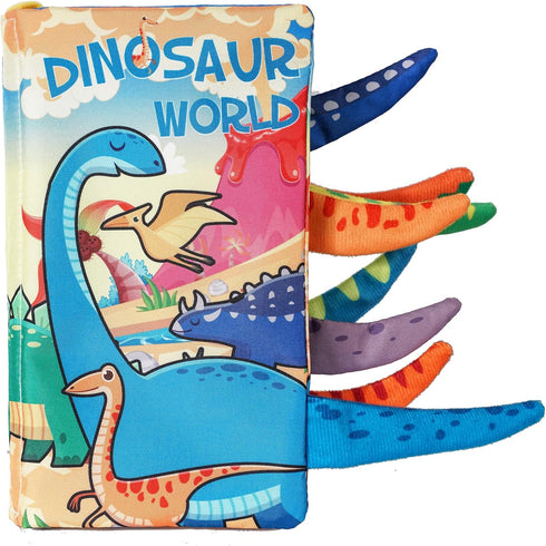 Baby Plush Cloth Book Toy ,Soft Crinkle Books for Babies, Non Toxic Fabric Touch and Feel Crinkle Cloth Books Early Educational Stimulation Toys f...