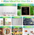 20 Liquid Chalk Markers for Acrylic Fridge Calendar Clear Glass Dry Erase Board Refrigerator White Board Mirror Window Wet Erase Markers Ultra Fin...