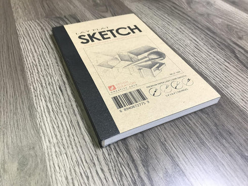 Design Ideation Lay Flat Sketch. Removable Sheet Sketchbook. Premium Paper. Smart-Bind Reinforced Lay Flat Binding. (5.5" x 8.5") LF-50100-LS...