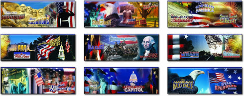 Carson Dellosa Mark Twain Patriotic Topper Bulletin Board Set (1956)...