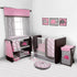 Bacati - Elephants Pink/grey Elephants Mini Changing Pad Cover...