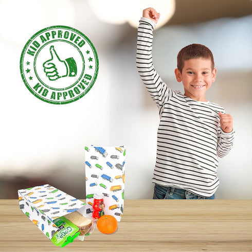 Finds Fit 4U Garbage Truck Party Favor Gift Bags - Perfect for Garbage Truck Birthday Parties, Lunch Bags or Trash Truck Events...