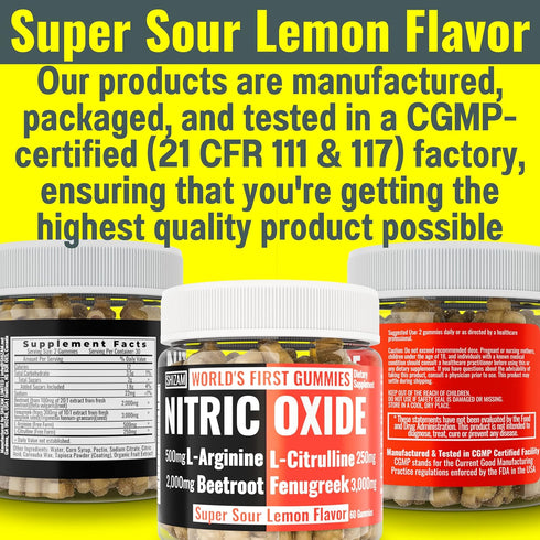 Beets Fenugreek Super Nitric Oxide Gummies w L-Arginine L-Citrulline, Beet Root Chews Chweable Chewables Capsules Pills Supplement Supplements Alt...