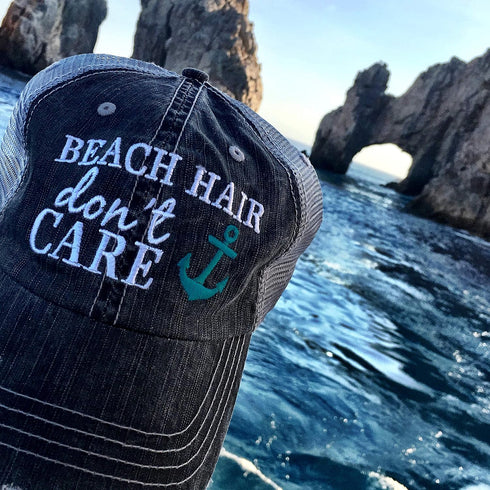 KATYDID Beach Hair Don’t Care Baseball Hat - Trucker Hat for Women - Stylish Cute Sun Hat...