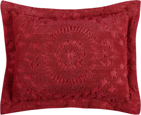 Better Trends Rio Collection is Super Soft and Light Weight in Floral Design 100% Cotton Tufted Unique Luxurious Machine Washable Tumble Dry, Stan...