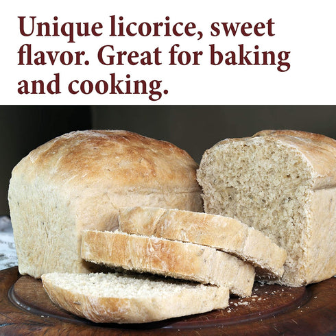 The Spice Way Premium Anise Seeds - Ground seeds (8 oz) also called Aniseed. Used for baking bread, cooking and even tea....