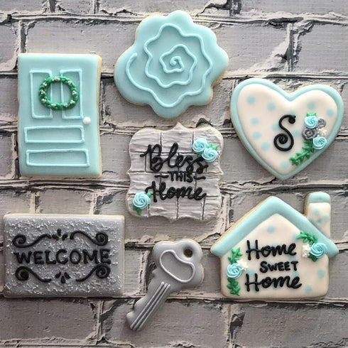 House & Antique Key Realtor Cookie Cutter 2 Piece Set from The Cookie Cutter Shop – Tin Plated Steel - Made in the USA...