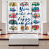 Ambesonne Camper Kitchen Curtains, You Make Me Happy Camper Motivational Words with Caravans Retro Style Travel Graphic, Window Drapes 2 Panel Set...