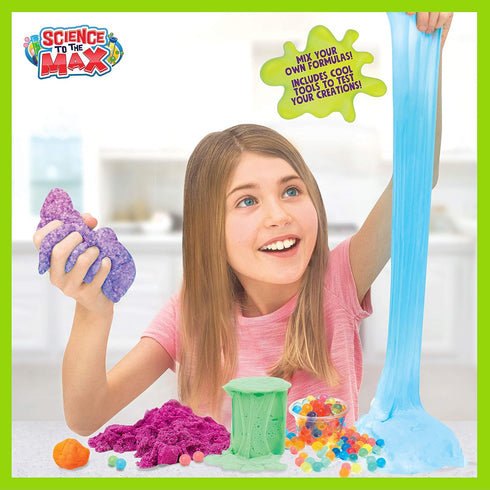 Be Amazing! Toys Super Squishy Science Lab STEAM Science Kit for Kids - Kid Chemistry Kit - Make Your Own Slime, Putty, Quicksand and More - Mind ...
