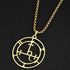 EUEAVAN Sigil of Lilith Necklace for Women Men Hecate Gothic Lilith Goddess Sigil Pendant Lucifer Sign Mythology Pagan Jewelry Gift...