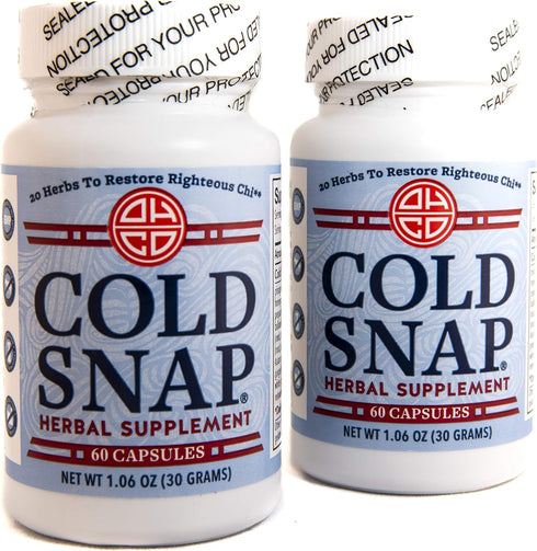 Cold Snap Herbal Supplement 60 Capsules, 2 Pack...