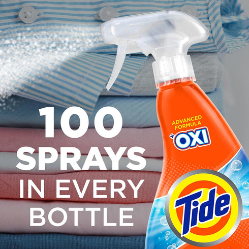 Tide Laundry Stain Remover with Oxi, Rescue Clothes, Upholstery, Carpet and more from Tough Stains, Enzyme Stain Remover, Travel Essential Spray, ...