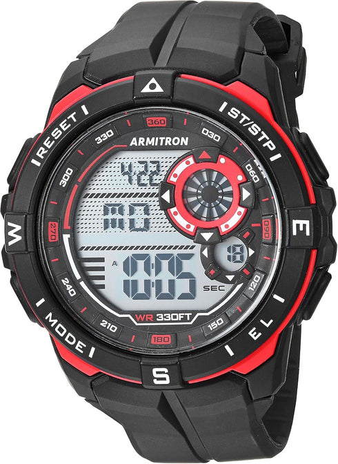 Armitron Sport Men's Digital Chronograph Resin Strap Watch...
