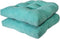 Arlee Delano Cushions for Dining Memory Foam, Non-Skid Backing Chair Pads, 15.5" L x 15.5" W, Aquahaze Blue 2 Count...