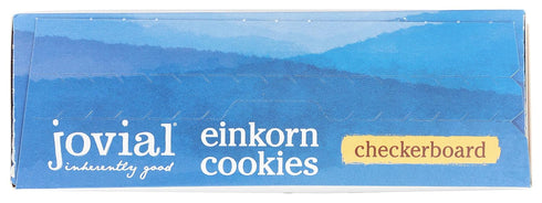 Jovial Organic Einkorn Checkerboard Cookies - Organic Cookies, High Protein, Fair Trade Certified, All Natural Ingredients, Low Carb, Low Sugar, P...