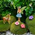 Mood Lab Fairy Garden - Miniature Accessories and Figurines Kit - Deer Set of 7 pcs - for Outdoor or House Decor...