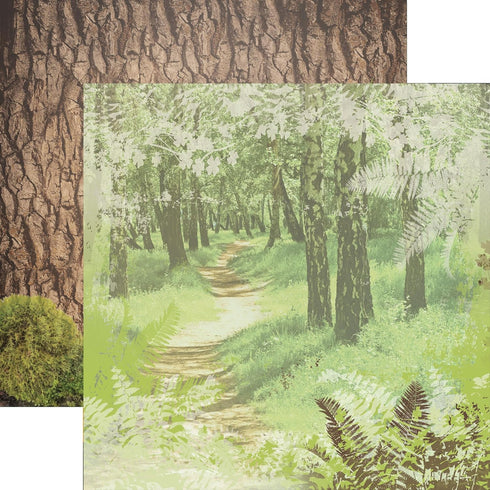 Paper House Productions 12" x 12" 9-Sheet Decorative Double Sided Paper Pack for Scrapbooking and Crafts - Camp Out...