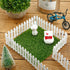 4 Pieces 35 Inch Fairy Fence Miniature Garden Ornament Wood Picket Fence for Dollhouse Home Garden Plant Pot DIY Diorama Project (White)...