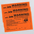 Parking Violation Sticker - Vehicle Illegally Parked Tow Notice - Parking Violation Notice - No Parking Warning Stickers - 5.5 x 7.5 Hard to Remov...