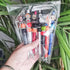 7PCS Horror Movie Role Pen, Black Ink Beadable Pen Novelty Halloween Spooky Horror Pens For School Office Supplies...