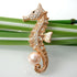 Navachi 18k Gold Plated Multi-Color Crystal Sea Horse Pearl Brooch Pin...