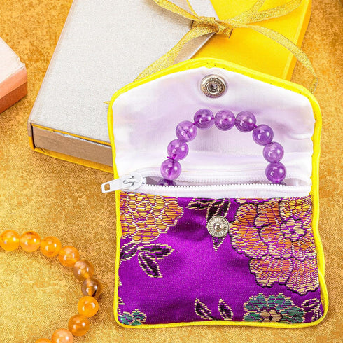 OceeK Travel Jewelry Case and Organizer,Jewelry Silk Purse Pouch Gift Case,for Women Teen Girl Gifts,Color,12 Pack...