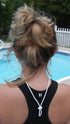 Cord - Soft 22 Inches Leash or Necklace That Holds Around Your Neck, Compatible with Many Wireless Buds, White......