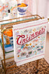 Catstudio Cincinnati Dish Towel, U.S. City Souvenir Kitchen and Hand Towel, Perfect Tea Towels for Cincinnati Lovers, Travel Souvenir, Housewarmin...