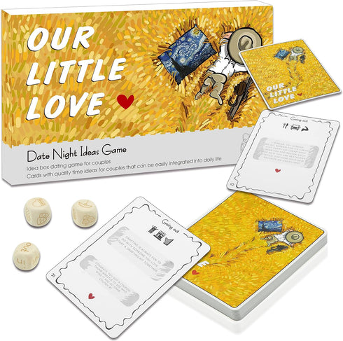 Date Night Ideas Cards for Couples - Funny Romantic Scratch Off Card Deck Game for Date Night - Great Gift Lovely Time for Boyfriend/Husband/Girlf...