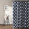Lush Decor Whale Shower Curtain - Fabric Ocean Fish Animal Print Design for Kids, 72" x 72", Navy...