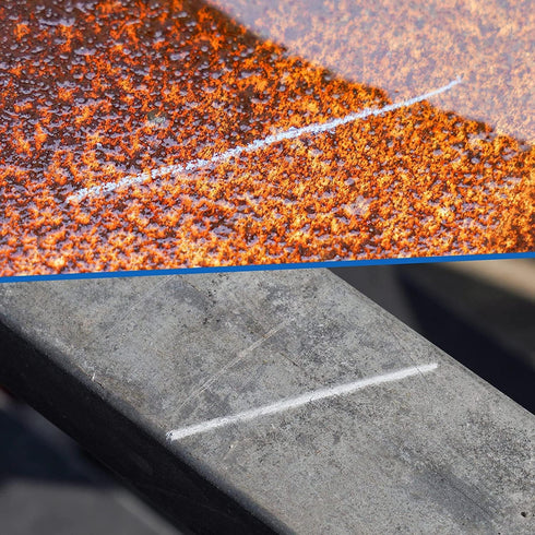 Hiboom 4 Pcs Welders Pencil with 48 Pcs Silver Round Refills, Mechanical Pencils Metal Marker with Built-in Sharpener for Pipe Fitter Welder Steel...