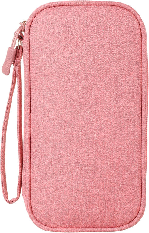 Electronic Organizer Bag, Waterproof Portable Travel Cable Storage Bag, Multifunctional Cord Storage Case for USB Drive, Dard Drive, Power Bank, C...