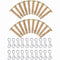 20 pcs Shear Pins + 20 pcs Cotters Pins for 738-04124A Troy Bilt 714-04040 738-04124 Snowblowers Replacement...
