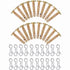20 pcs Shear Pins + 20 pcs Cotters Pins for 738-04124A Troy Bilt 714-04040 738-04124 Snowblowers Replacement...