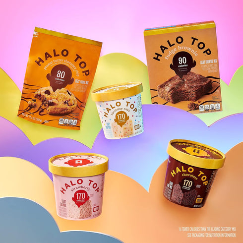 Halo Top Fudge Brownie Light Brownie Mix, 12.1 oz...