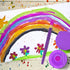 U.S. Art Supply 10 Piece Children's No Spill Paint Cups with Colored Lids and 10 Piece Large Round Brush Set with Plastic Handles...