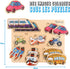Puzzles for 1 2 3 year old. Ideal transport Wooden Puzzles for Kids. Travel Wooden Toys for 1 + year old. Wooden baby puzzle ideal as a gift. Mont...