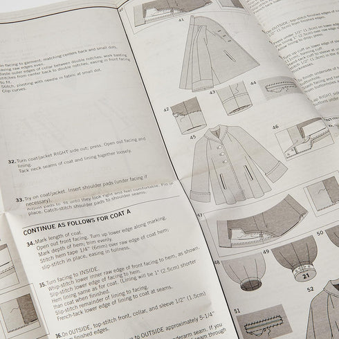 Simplicity Vintage Misses' Vintage Coat or Jacket Pattern, H5 (6-8-10-12-14)...
