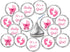 324 Pink Its a Girl Baby Shower Favors Stickers for Baby Shower Or Baby Sprinkle Party Decorations, Baby Shower Kisses Stickers, Baby Shower Pink ...