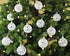 SLEETLY White Ornaments for Farmhouse Christmas Tree Holiday Xmas Decorations for Christmas - Shatterpoof Plastic 2.36 inch Clear Swirl, Ornament ...
