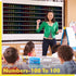 Number Line Bulletin Board Set, -100 to 100 Number Line Classroom Decoration with PET Film Bulletin Board Border Math Class Decoration Supplies fo...