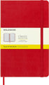 Moleskine Classic Notebook, Hard Cover, Large (5" x 8.25") Squared/Grid, Scarlet Red, 240 Pages...