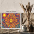 Posterizer 1 pcs- psychedelic funky hippie colorful sun 1-Fantasy & Fiction Art-Retro Art- Living Room Bedroom Decor- unframed wall art...