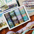 YUBX Landscape Washi Tape Set in Oil Painting Style 24 Rolls Scenery Drawing Masking Graphic Decorative Tapes for Arts, DIY Crafts, Journals, Plan...